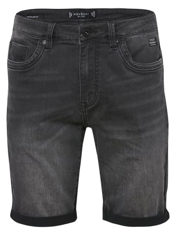 KOROSHI Bermuda Denim Stretch Regular Fit in schwarz