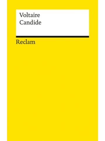 Reclam Verlag Buch - Candide oder der Optimismus