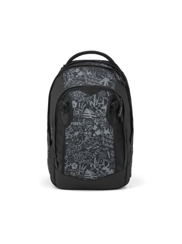Satch Schulrucksack-Set MATCH PLUS "Street Ink" 4-tlg. in Schwarz