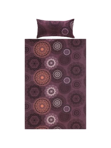Erwin Müller Mako-Single-Jersey Bettwäsche Sparpaket 4-tlg. in aubergine