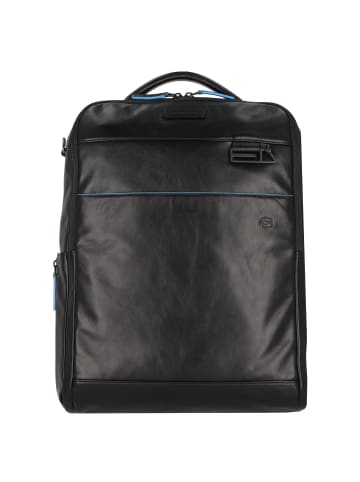 Piquadro B2 Rucksack Leder 41 cm Laptopfach in black