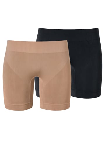 Schiesser Shorts Biker - Classic Seamless in schwarz, maple