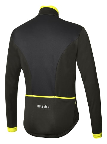 rh+ Fahrradjacke Logo II Jacket in black-yellow fluo
