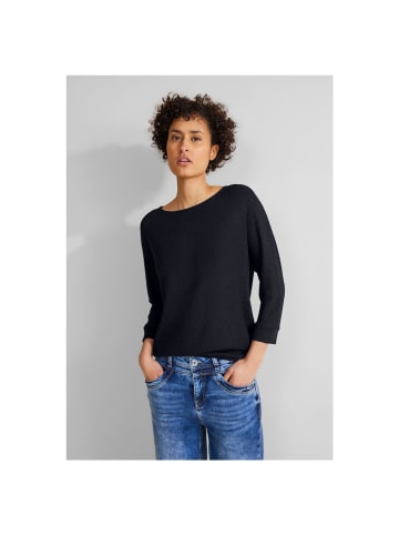 Street One Langarmshirt in deep blue