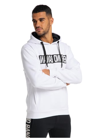 Bruno Banani Hoodie ohne Reißverschluss HOWARD in Weiß