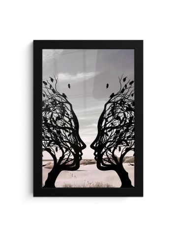 MuchoWow Poster mit Leiste Gesichtsbaum  (BxH)