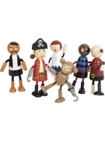 small foot Spielzeug - Biegepuppen Piraten Figuren