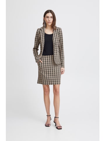 ICHI IHKate regular fit in Doeskin Houndstooth