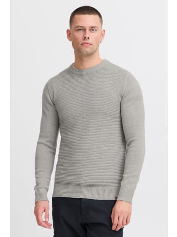 INDICODE Strickpullover IDRicardo 35420MM Strickpulli aus Grobstrick in Grau