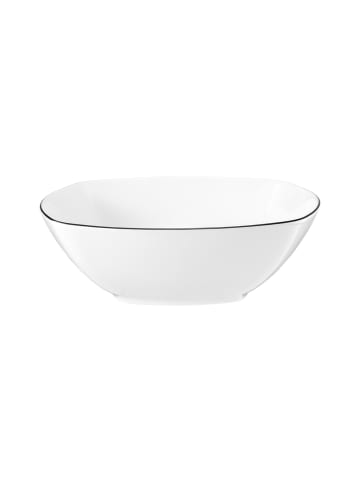 Seltmann Weiden Schüssel Lido Black Line in Weiß 24,5 cm in weiß