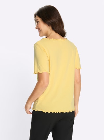 Sieh an! Kurzarm-Shirt in zitrone