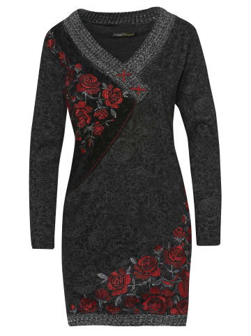 KOROSHI Langärmeliges Kleid in rot