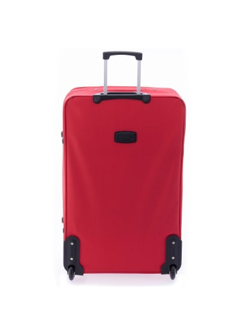 Gladiator 2100 2 Rollen Trolley 72 cm mit Dehnfalte in red