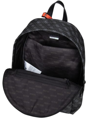 Guess Rucksack Milano 4G Compact BP P in Dark Black