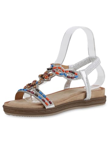 VAN HILL Riemchensandalen Soraya in Silber