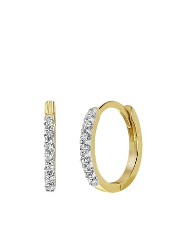 Lucardi 585 Gold Ohrringe Rund