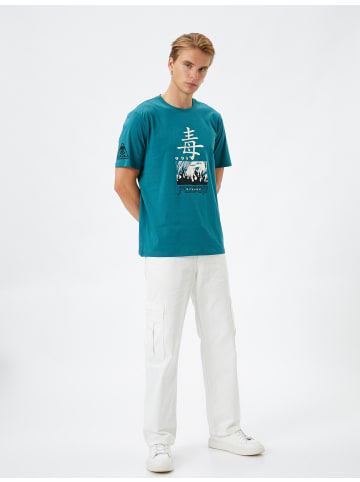 KOTON T-shirt in Grün