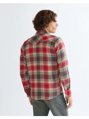 Wrangler Langarmhemd Western in Chili Pepper