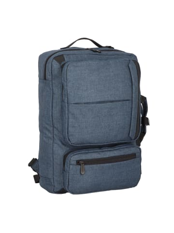 Dermata Rucksack 48 cm Laptopfach in petrol