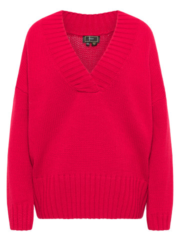 faina Strickpullover in Rot