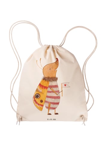 Mr. & Mrs. Panda Gym Bag Nachtfalter Fähnchen ohne Spruch in Creme