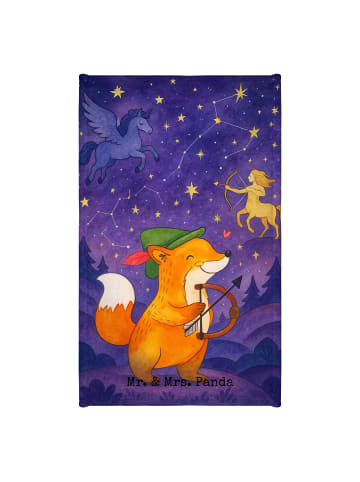Mr. & Mrs. Panda Gästehandtücher Schütze Astrologie Design ohne ... in Weiß