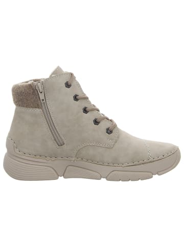 rieker Schnürstiefelette in beige