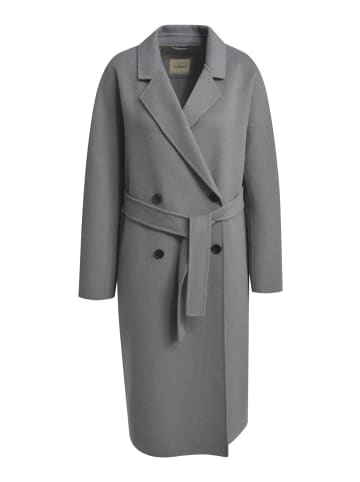 Smith&Soul Long Wool Blended Coat in Grey Melange