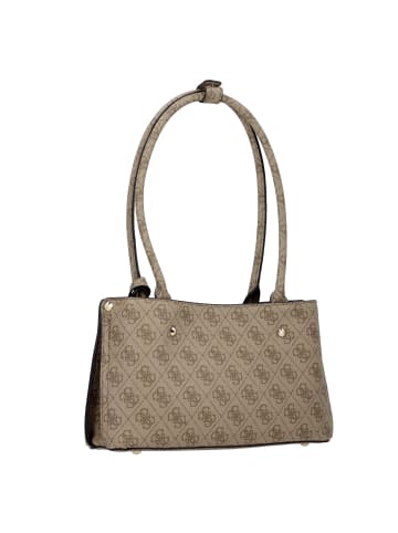 Guess Meridian II Schultertasche 29 cm in latte logo