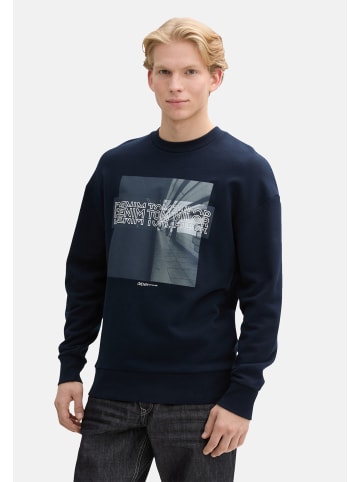 Tom Tailor Sweatshirt in dunkelblau