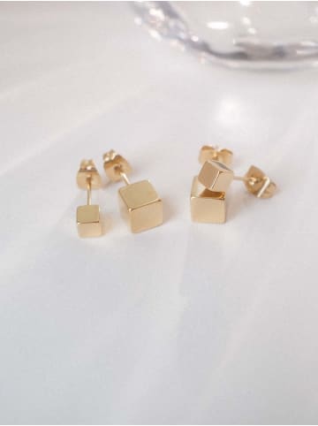 PURELEI Ohrringe Dice in Gold