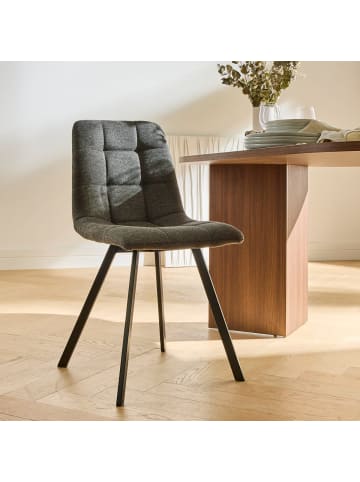 CALICOSY Stoelen set van 4 in Anthrazitgrau - (W) 40 x (H) 87 x (L) 46 cm