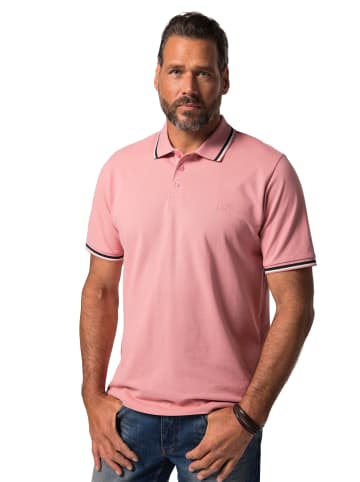 JP1880 Poloshirt in dunkelrosa