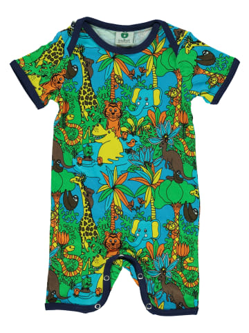 Småfolk Bodysuit Jungle in ocean blue