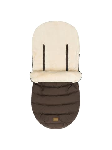fillikid Winterfußsack Hybrid Daune Exclusiv in Braun
