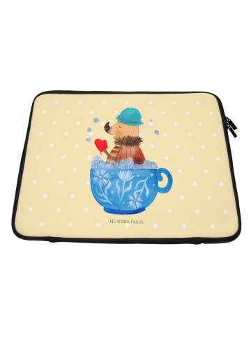 Mr. & Mrs. Panda Laptophülle Nachtfalter Schaumbad ohne Spruch in Gelb Pastell