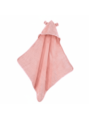 Räuberella Baby Kapuzenhandtuch in Rosé - 75 x 75 cm