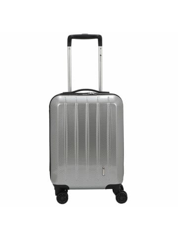 Check.In London 2.0 - 4-Rollen-Trolley 50 cm (orange) in carbon silber