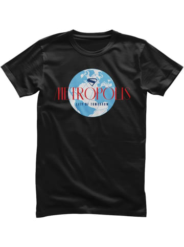 Superman T-Shirt "Metropolis City Of Tomorrow T-Shirt" in Schwarz