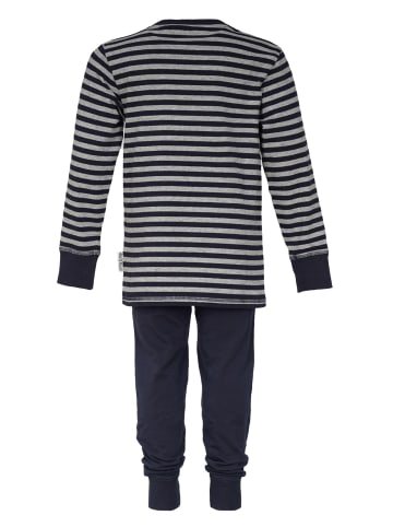 Band of Rascals Pyjama " Basic Striped " in blau