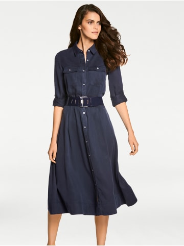 Heine Webkleid in blau