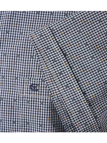 CASAMODA Kurzarm Business Hemd für Herren in blau