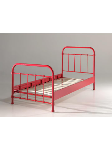 58 aufm Kessel METALLBETT Karlyn 210x111x98 aus Metall in Rot