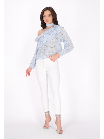 faina Women Blouse in blue black