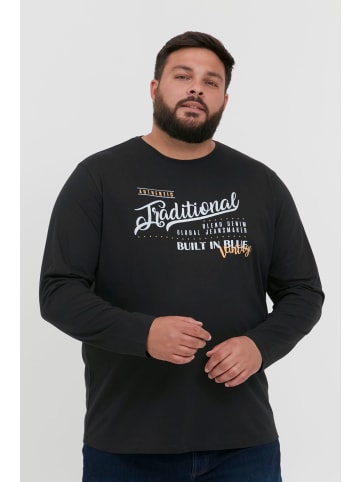BLEND Longsweatshirt BHDopper Big & Tall in Nachtschwarz