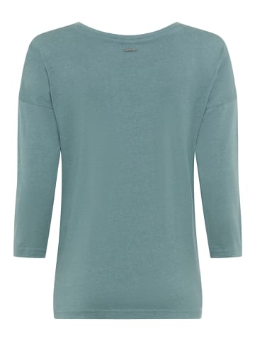 Kangaroos 3/4-Arm-Shirt in Petrol-mélange