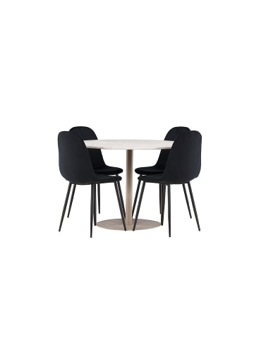 ebuy24 Essgruppe Lycke Beige 110 x 110 cm