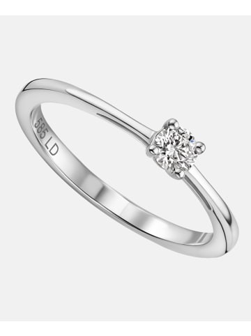 Diamant L'éternel Ring aus 585 Weißgold mit 0.15 Karat Diamant