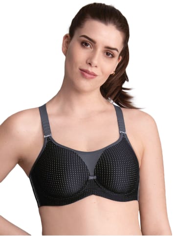 Anita Sport BH mit Bügel performance wireX in schwarz-anthrazit