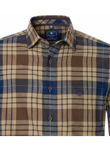 Redmond FreizeitHemd für in braun